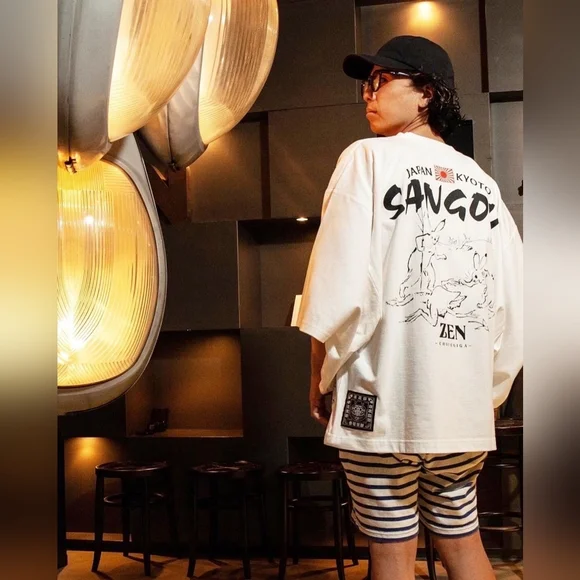 Haori Sangou Kimono Tee - Picture 1 of 11